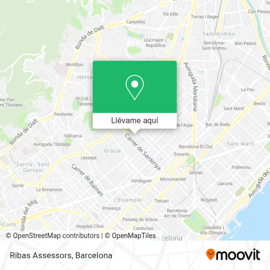 Mapa Ribas Assessors