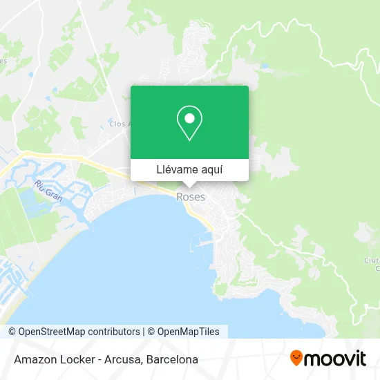 Mapa Amazon Locker - Arcusa
