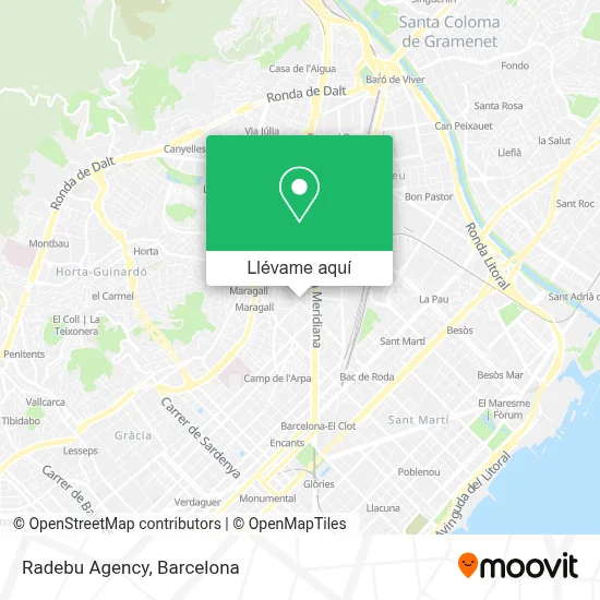 Mapa Radebu Agency
