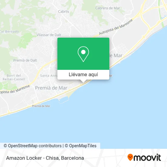 Mapa Amazon Locker - Chisa