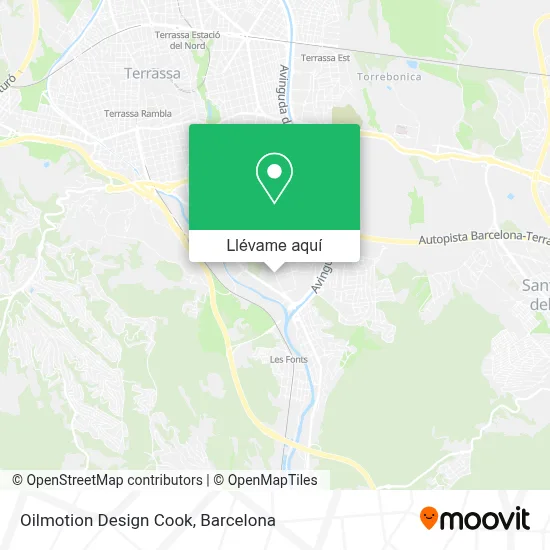 Mapa Oilmotion Design Cook