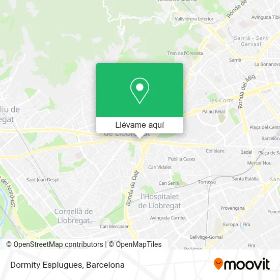 Mapa Dormity Esplugues
