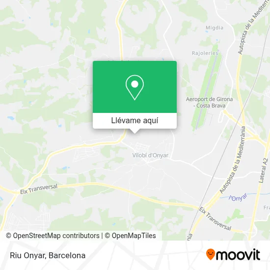 Mapa Riu Onyar