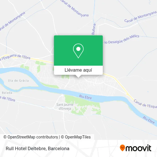 Mapa Rull Hotel Deltebre