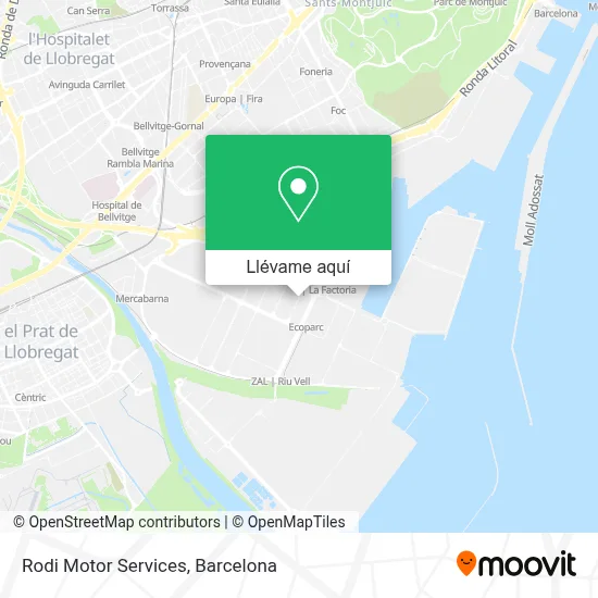 Mapa Rodi Motor Services