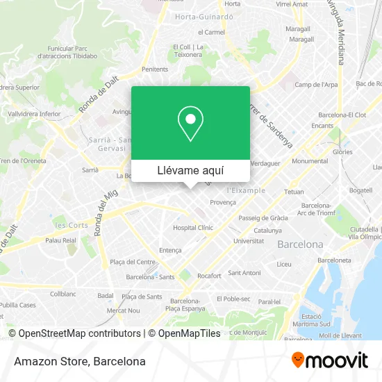 Mapa Amazon Store