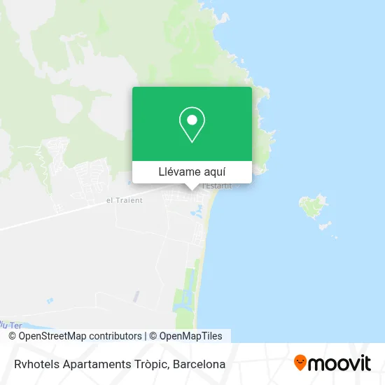 Mapa Rvhotels Apartaments Tròpic
