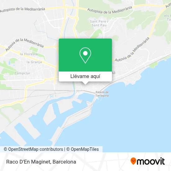 Mapa Raco D'En Maginet