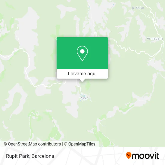 Mapa Rupit Park