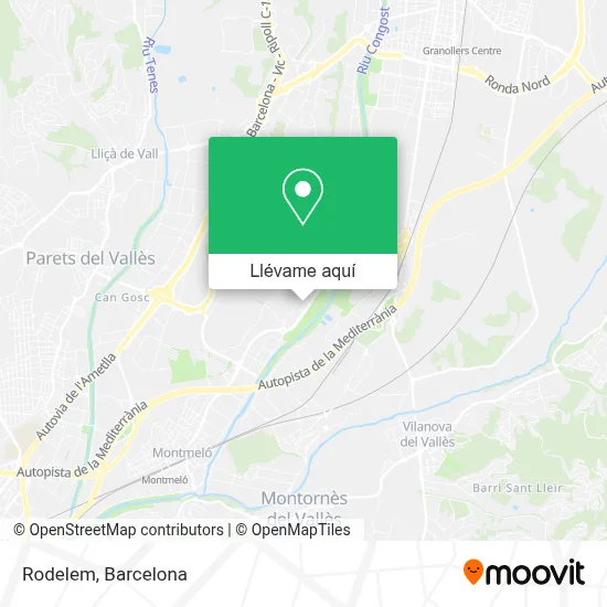 Mapa Rodelem