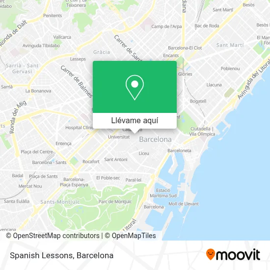 Mapa Spanish Lessons