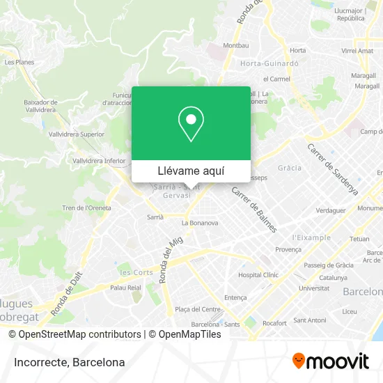 Mapa Incorrecte
