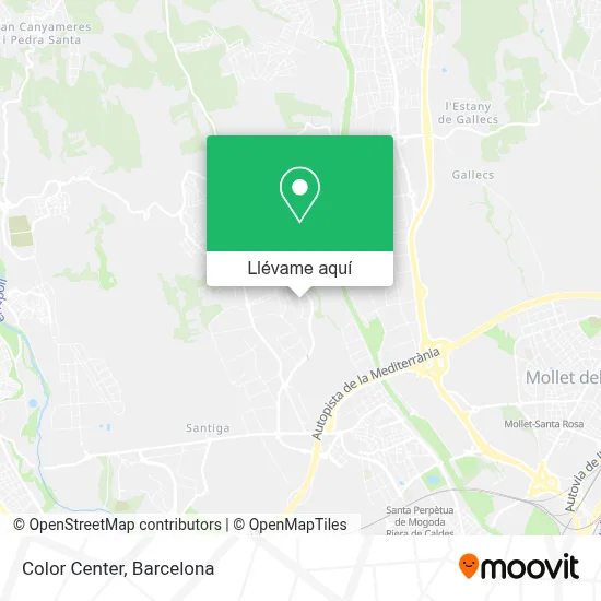 Mapa Color Center
