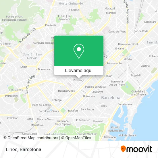 Mapa Linee