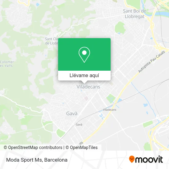 Mapa Moda Sport Ms