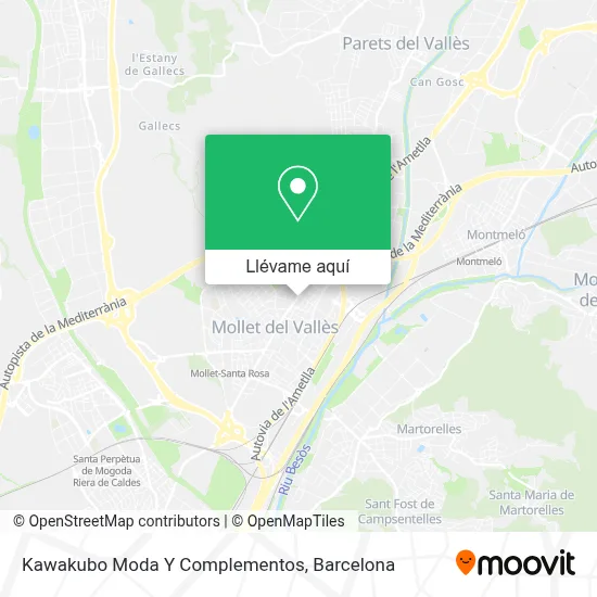 Mapa Kawakubo Moda Y Complementos