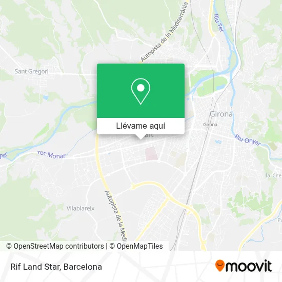 Mapa Rif Land Star