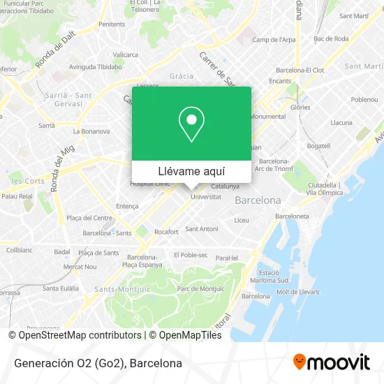 Mapa Generación O2 (Go2)