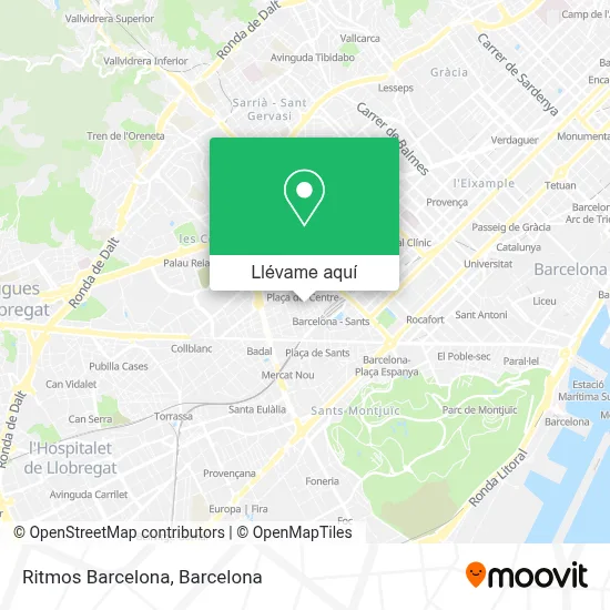Mapa Ritmos Barcelona
