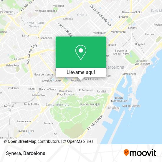 Mapa Synera