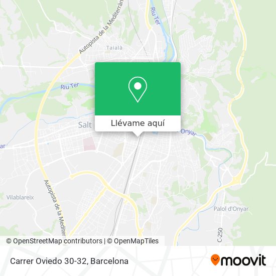 Mapa Carrer Oviedo 30-32