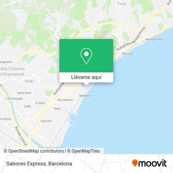Mapa Sabores Express