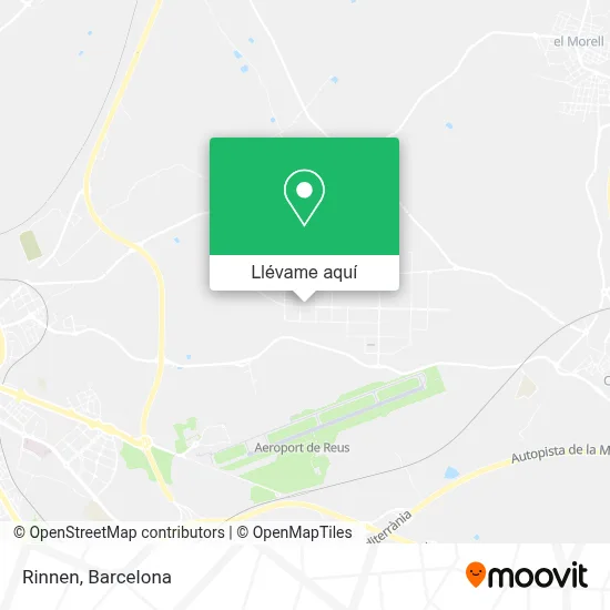 Mapa Rinnen