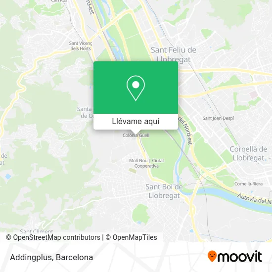 Mapa Addingplus