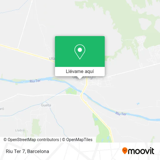 Mapa Riu Ter 7