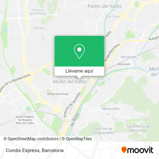 Mapa Condis Express