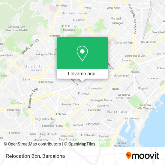 Mapa Relocation Bcn
