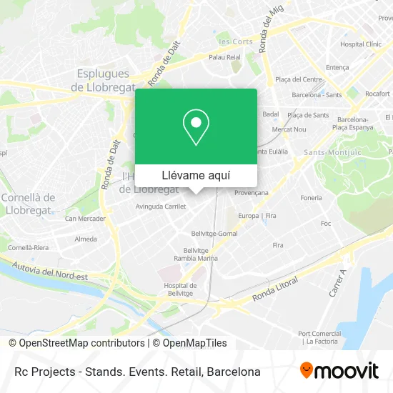 Mapa Rc Projects - Stands. Events. Retail
