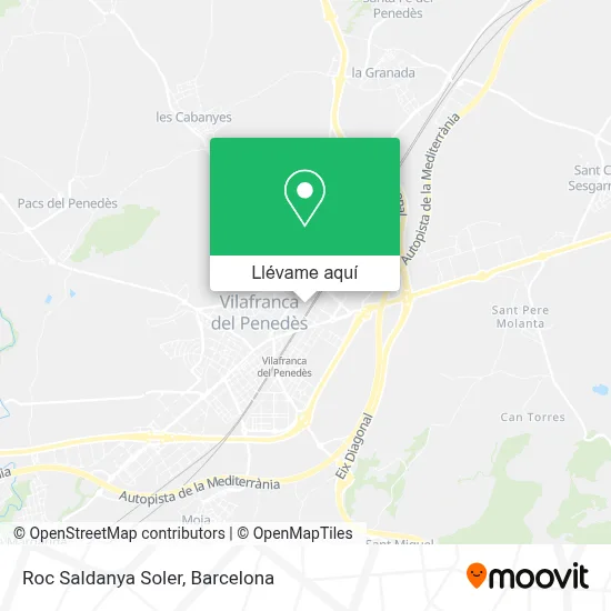 Mapa Roc Saldanya Soler