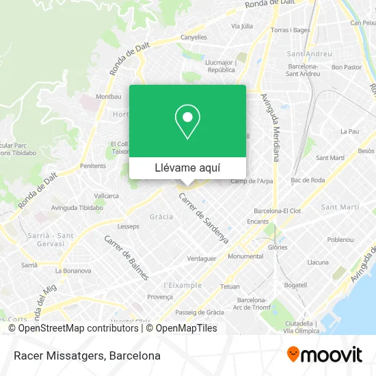 Mapa Racer Missatgers