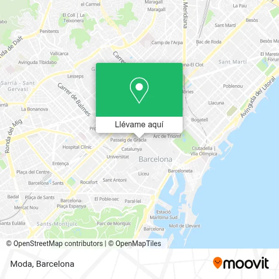 Mapa Moda