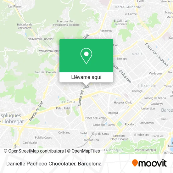 Mapa Danielle Pacheco Chocolatier