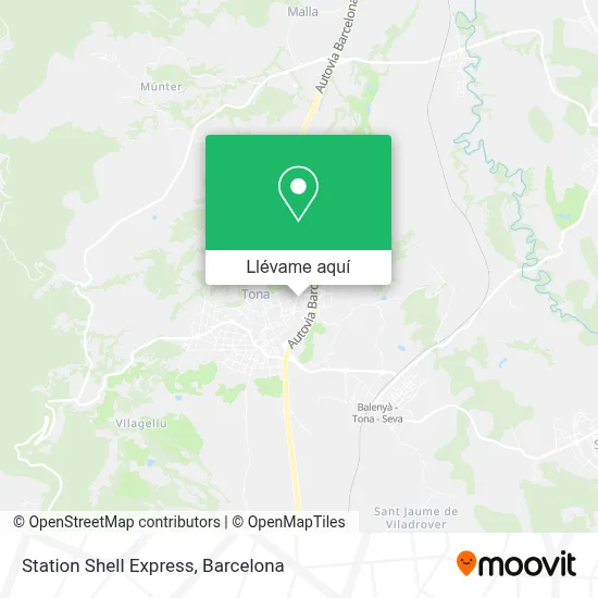 Mapa Station Shell Express