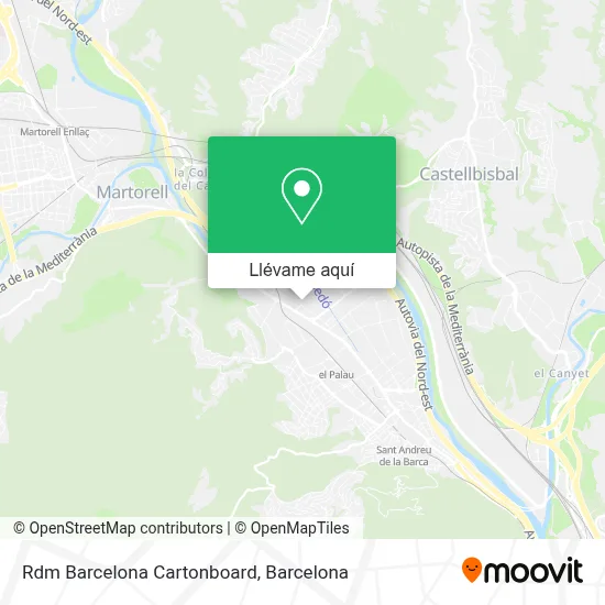 Mapa Rdm Barcelona Cartonboard