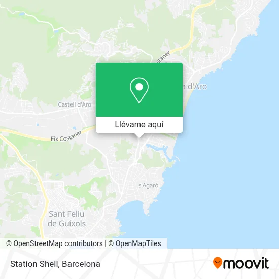 Mapa Station Shell