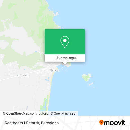 Mapa Rentboats L'Estartit