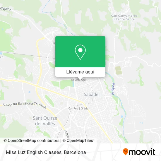 Mapa Miss Luz English Classes