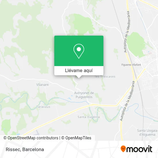 Mapa Rissec