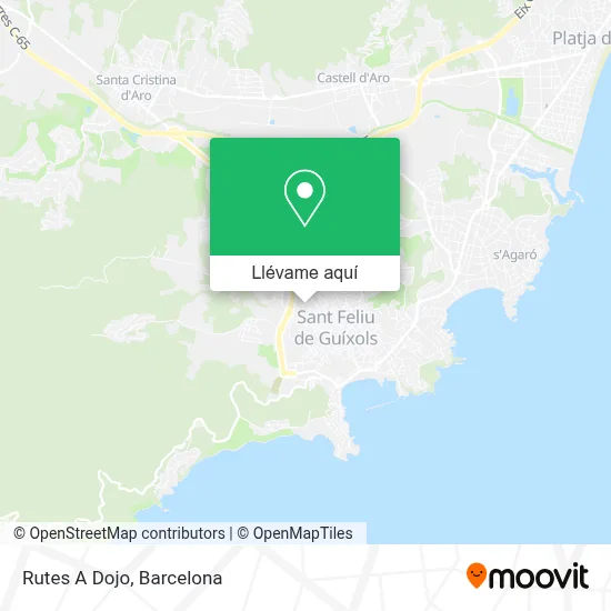 Mapa Rutes A Dojo