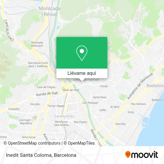 Mapa Inedit Santa Coloma