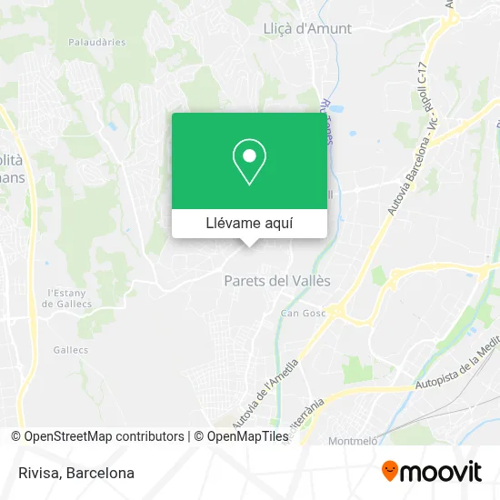 Mapa Rivisa