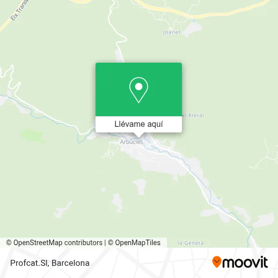 Mapa Profcat.Sl