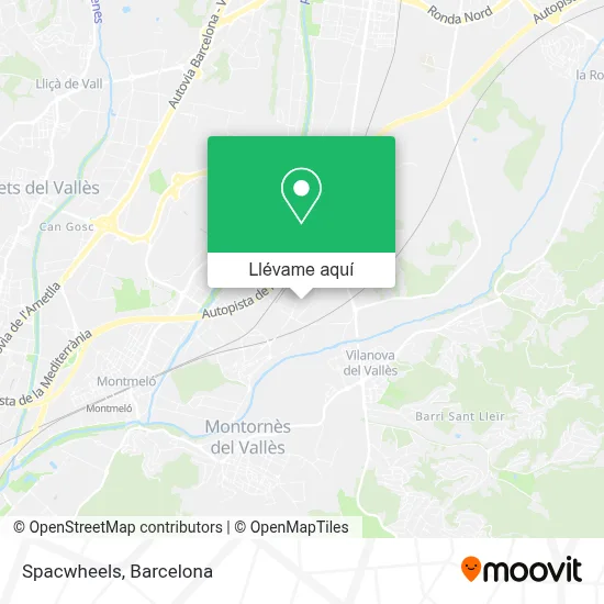 Mapa Spacwheels
