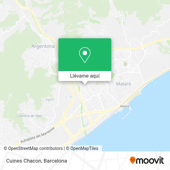 Mapa Cuines Chacon