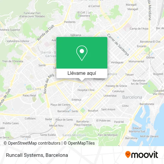 Mapa Runcall Systems