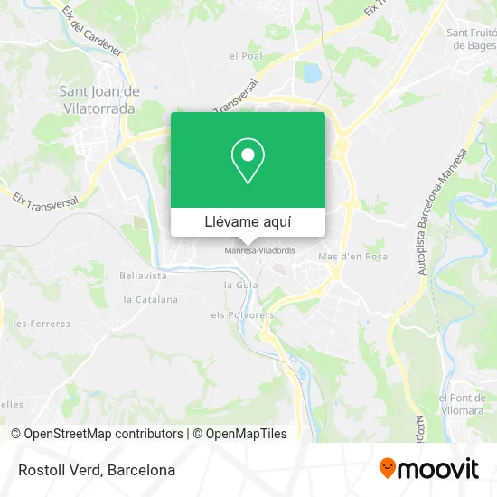 Mapa Rostoll Verd